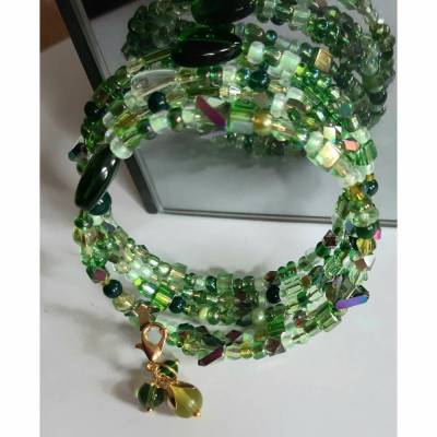 Perlen Armband Wickelarmband / Spiralarmband