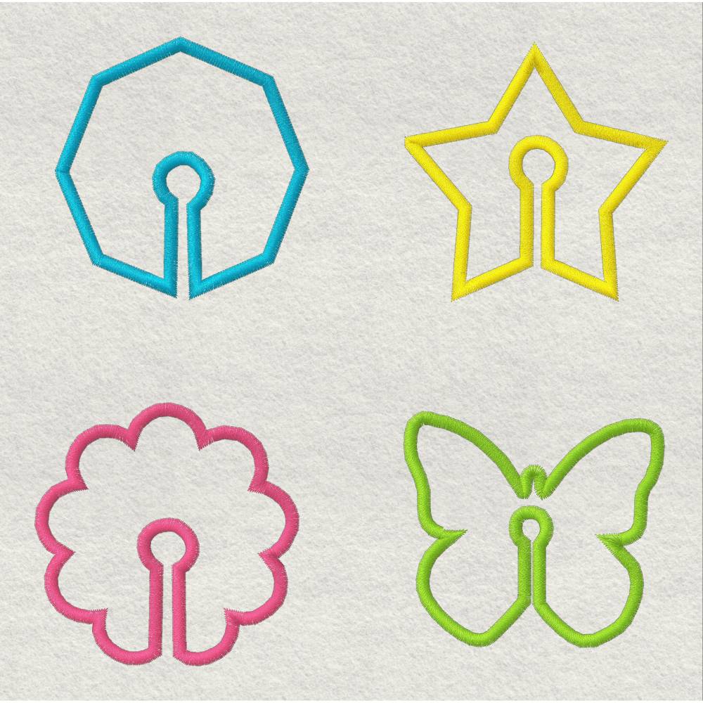 Stickdatei Sondenpad G Tube Pads Set 2611 – In the Hoop Maschinenstickerei für Gastrostomie-Tube Covers Bild 3