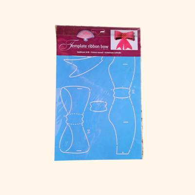 Template Ribbon Bow – Vorlage für dekorative Schleifen aus Pergamentpapier