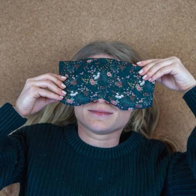 Entspannungs Augenkissen Yoga – Bio Dinkel Füllung, weich & ergonomisch, ideal für Meditation und Ruhe