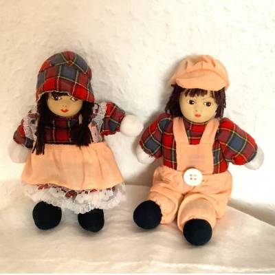 Püppchen Dekopüppchen Mädchen & Bübchen aus den 70er/80er Jahren