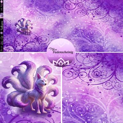 Stoffpanel Jersey „Sakura“ - Eigenproduktion (Überbreite)