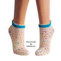 Sneakersocken  Kurzssocken  handgestrickt Größe 38/39
