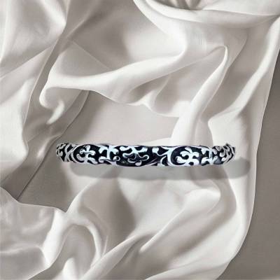 Zarter 925 Sterling Silber Ring – Filigranes Vintage Ornament & Minimalistischer Boho Schmuck