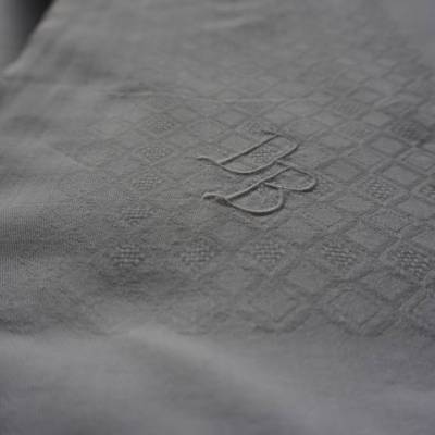 Vintage Tischdecke 147x121cm mit Monogramm  D B