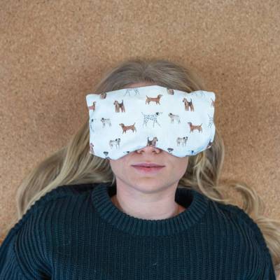 Meditations Augenkissen mit Bio Dinkel – Yoga Relax Kissen aus Baumwolle, sanft & angenehm