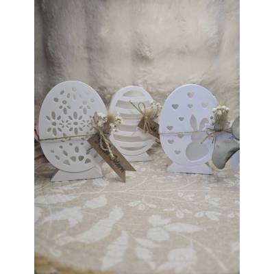 Leuchtendes Osterei aus Raysin – Handgemachte Frühlingsdeko mit LED-Licht