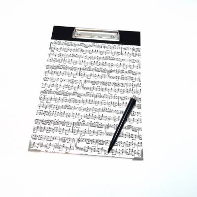 Klemmbrett DIN A4 Noten Schreibunterlage – Handgemacht, einzigartig & stabil