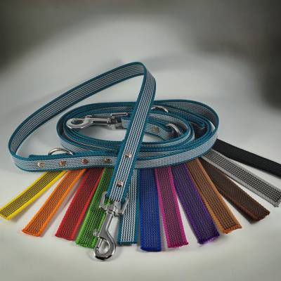 Hundeleine gummiert, 3-fach verstellbar, ca. 2,80 m, rutschfest, individuell