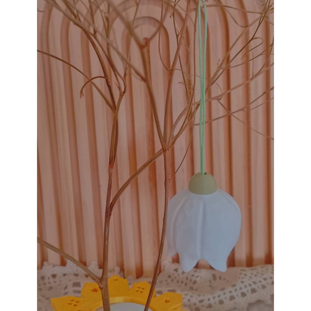 Frühlingsblumen 3D gedruckt zum Aufhängen Bild 1