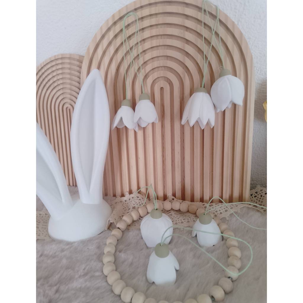 Frühlingsblumen 3D gedruckt zum Aufhängen Bild 4