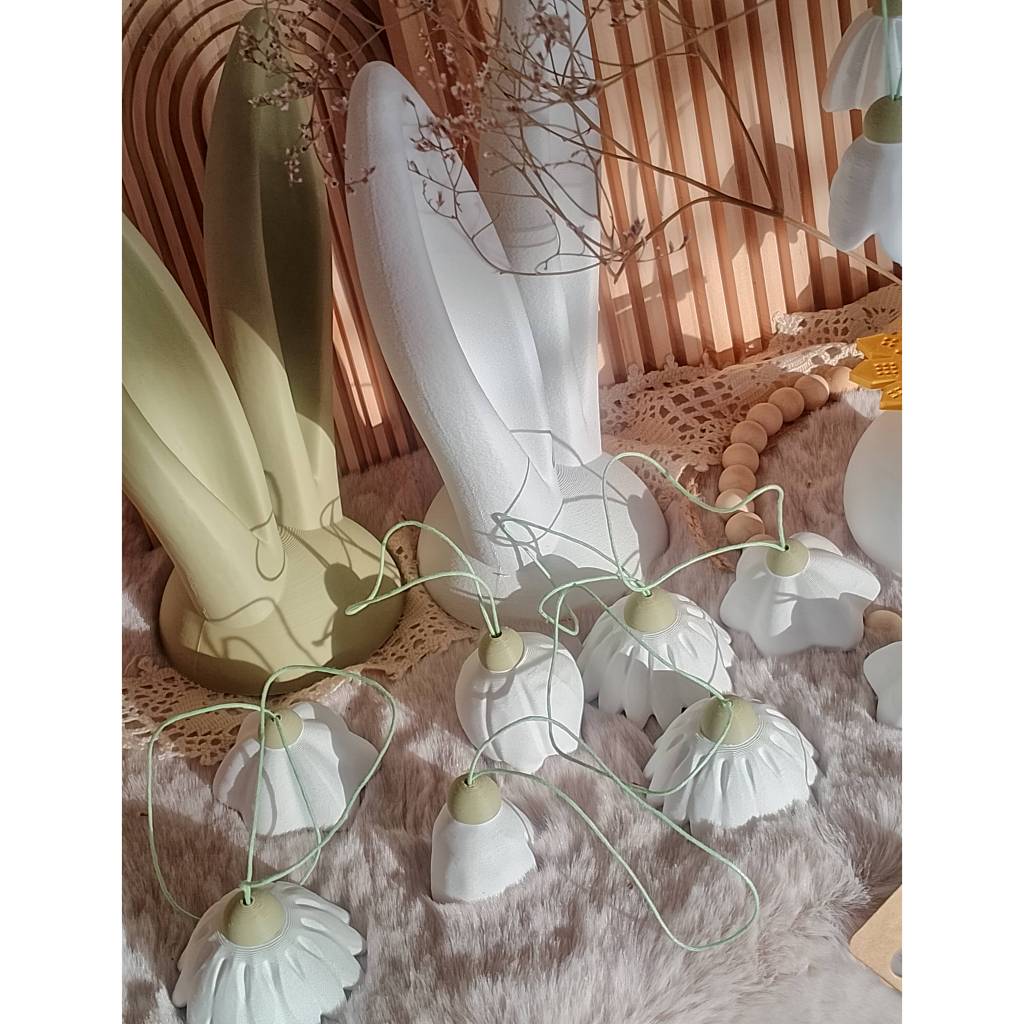 Frühlingsblumen 3D gedruckt zum Aufhängen Bild 6