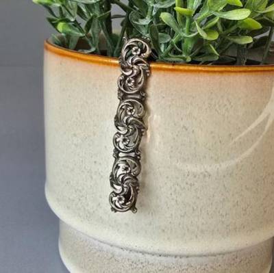 Jugendstil Brosche - 800er Silber