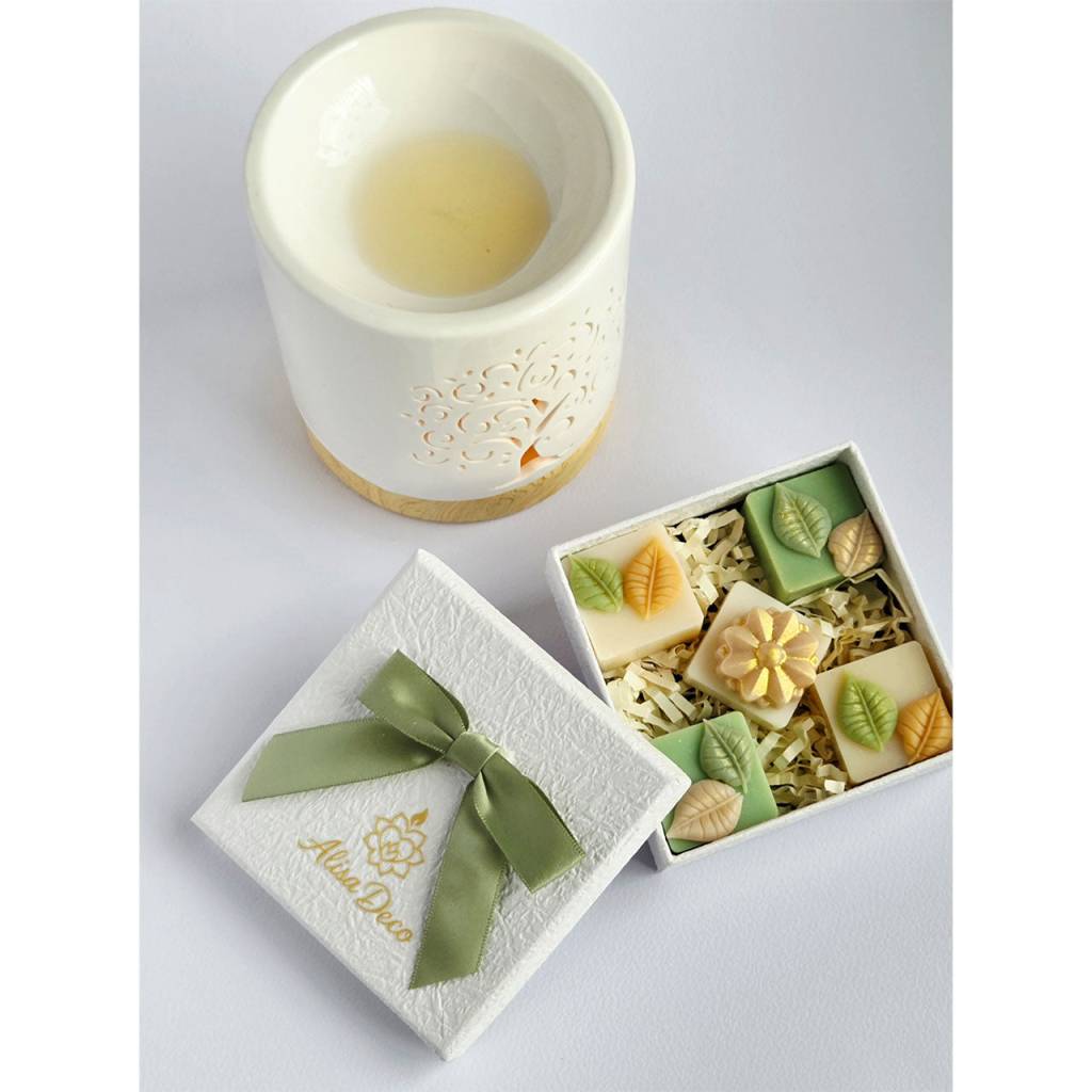 Baum des Lebens Duftwachs Set – Handgefertigte Duftmelts