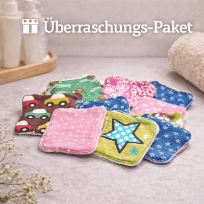 Waschbare Abschminktücher aus Baumwolle & Frottee – 12x12 cm – nachhaltig & wiederverwendbar