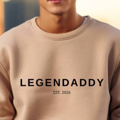 LEGENDADDY EST 2026 Sweatshirt, LEGENDADDY Sweatshirt, Neupapa Sweatshirt, Papa Sweatshirt, Geschenk Vatertag
