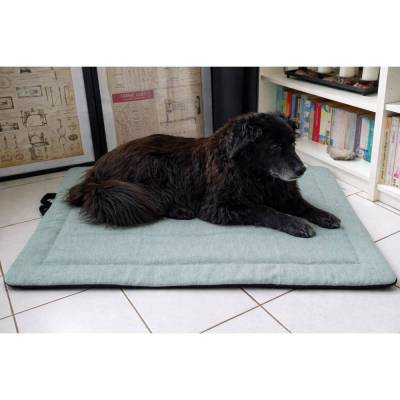 Hundedecke groß (Farbbeispiel mint) aus Polstercanvas in 36 Farben