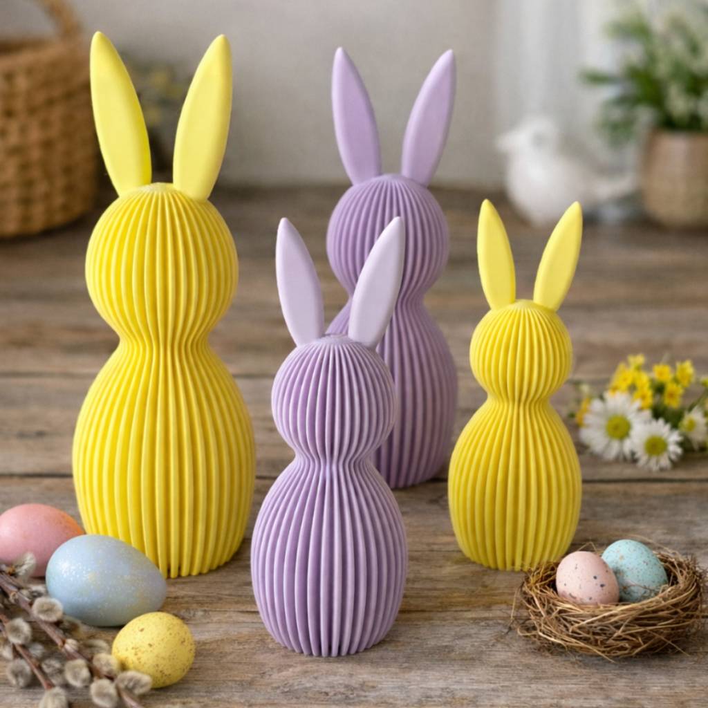 Osterhase,Osterhasen Deko aus dem 3D Drucker – moderner Deko Hase in Wunschfarbe