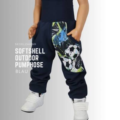 Softshellhose Jungen Blau, gefüttert, Regenhose Fußball Hosen Junge Kind Baby Matschhose Segelzahn Regen Kleidung 