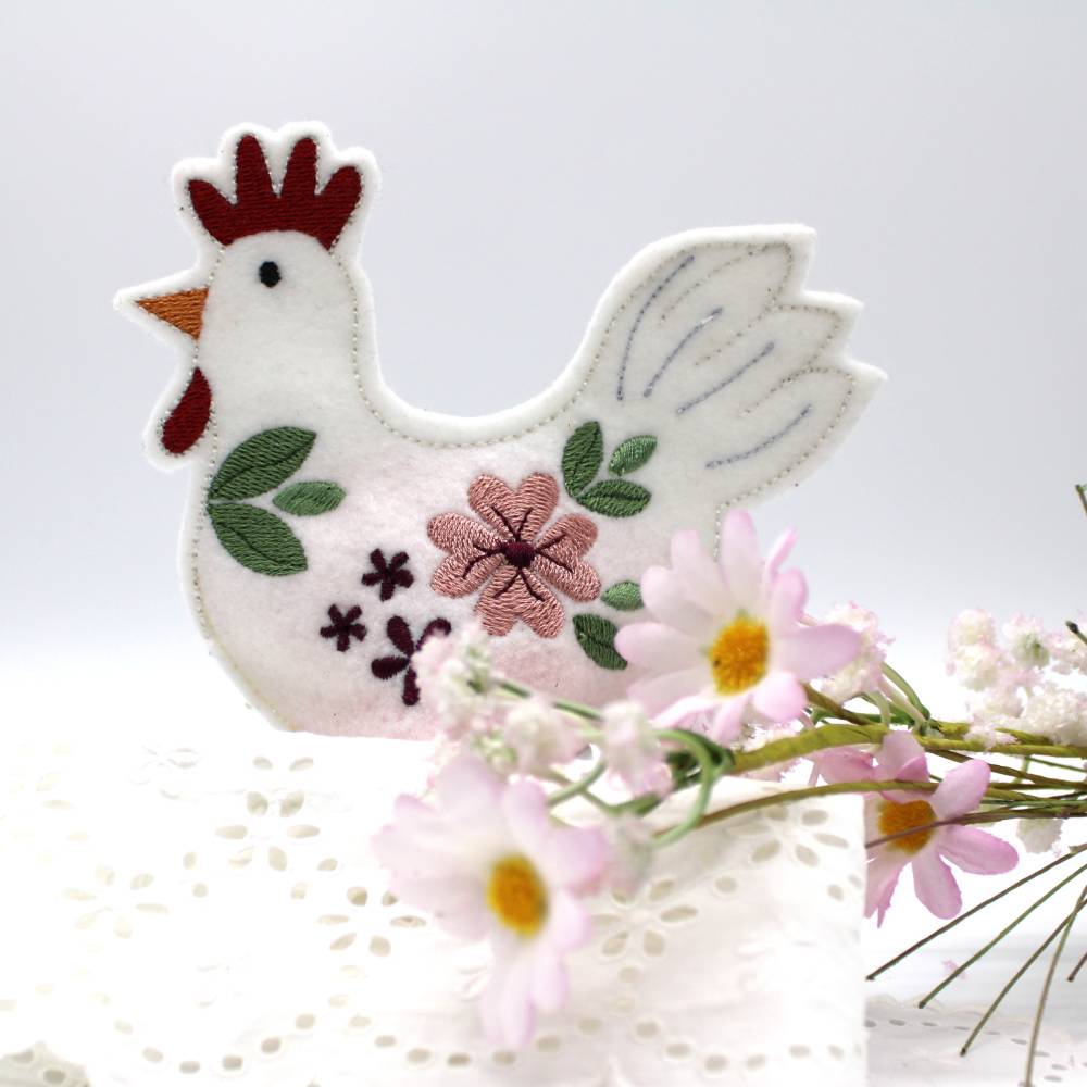 Stickdatei Eierwärmer Huhn Bild 1