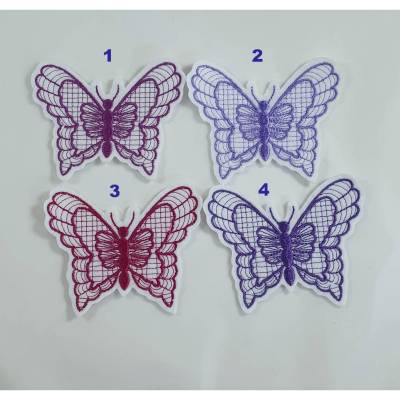 Filigrane Schmetterling Applikationen