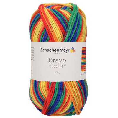 Schachenmayr "Bravo Color" nizza 00090 - buntes Garn, universell und pflegeleicht