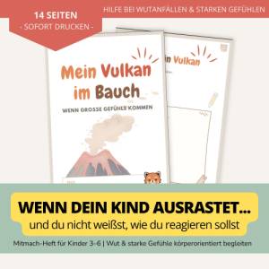 Wut begleiten | Kinder 3-6 | Emotionsregulation | Vorlage zu starken Gefühlen & Emotionen | Printable PDF | Digitaler Do