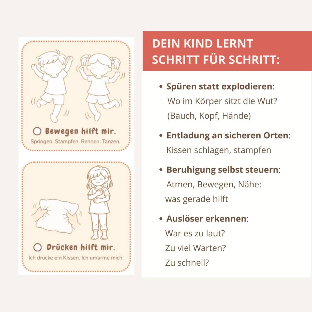 Wut begleiten | Kinder 3-6 | Emotionsregulation | Vorlage zu starken Gefühlen & Emotionen | Printable PDF | Digitaler Do Bild 4