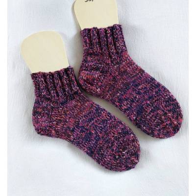 Stricksocken Größe 38/39 extra dick, Puschen, dicke Socken Sofasocken Hausschuhe Bettsocken