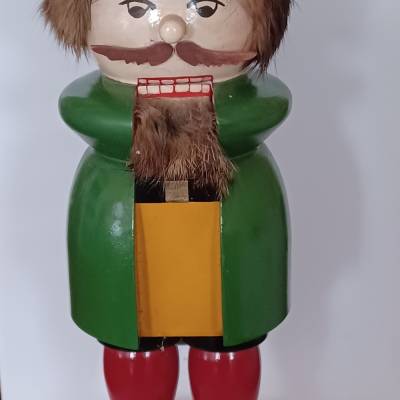 Vintage Weihnachten  - Nussknacker  - Handarbeit aus dem Erzgebirge -  DDR  -  