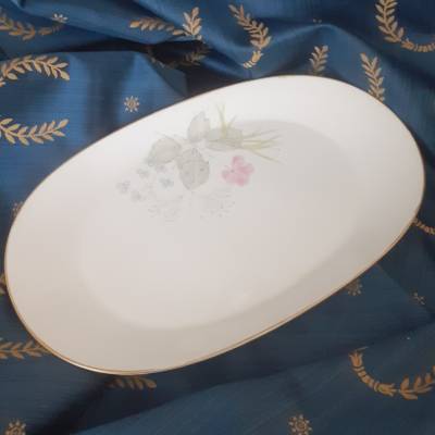 Vintage Rosenthal Servierplatte Bettina Elfenbein Pariser Frühling