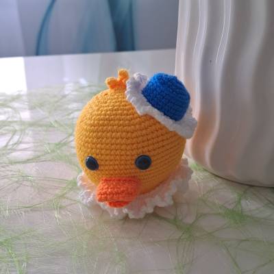 Gehäkeltes Osterküken | Handgemachte Osterdeko | Süßes Ostergeschenk