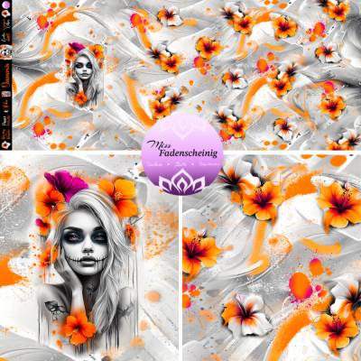 Stoffpanel Jersey „Damaris“ - Eigenproduktion (Überbreite)