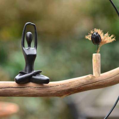 Hängende Fensterdeko Yoga Ring Dekoration 38 cm