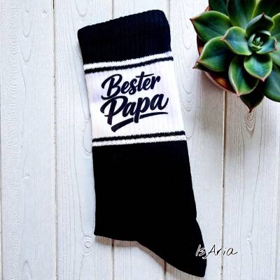 Bester Papa Socken, Tennissocken, Papa, Strümpfe, Geschenkidee