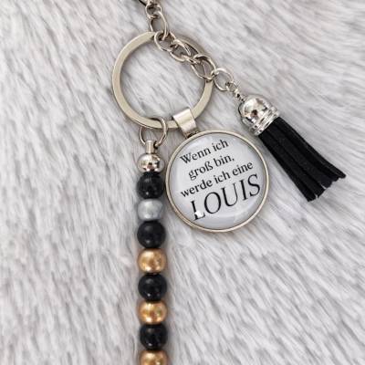 Taschenanhänger mit lustigem Spruch - Handtasche Anhänger Blickfang