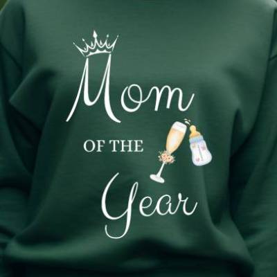 Mom of the Year Sweatshirt, Mama Sweatshirt, Sweatshirt für Neumamas, Sweatshirt für Mamas, Geschenk Muttertag