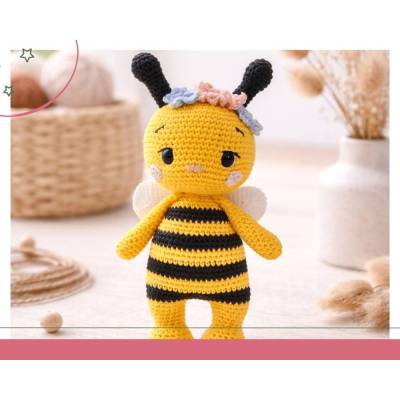 gehäkelte Biene | Amigurumi | Geschenk zur Geburt | Taufgeschenk für Patenkind | Kuscheltier