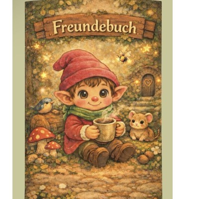 Mopi Freundebuch für den Kindergarten – Zauberwald Erinnerungsbuch