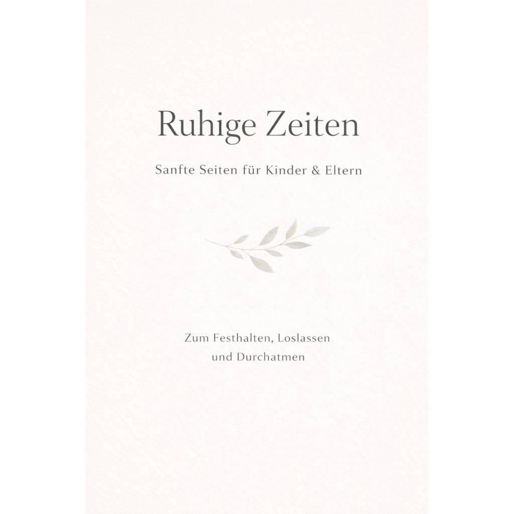 Ruhige Zeiten – Minimalistisches Daily Journal | Achtsamkeit & Gefühle Tagebuch zum Ausdrucken (PDF) Bild 3