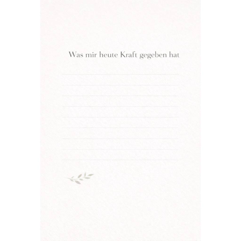 Ruhige Zeiten – Minimalistisches Daily Journal | Achtsamkeit & Gefühle Tagebuch zum Ausdrucken (PDF) Bild 6
