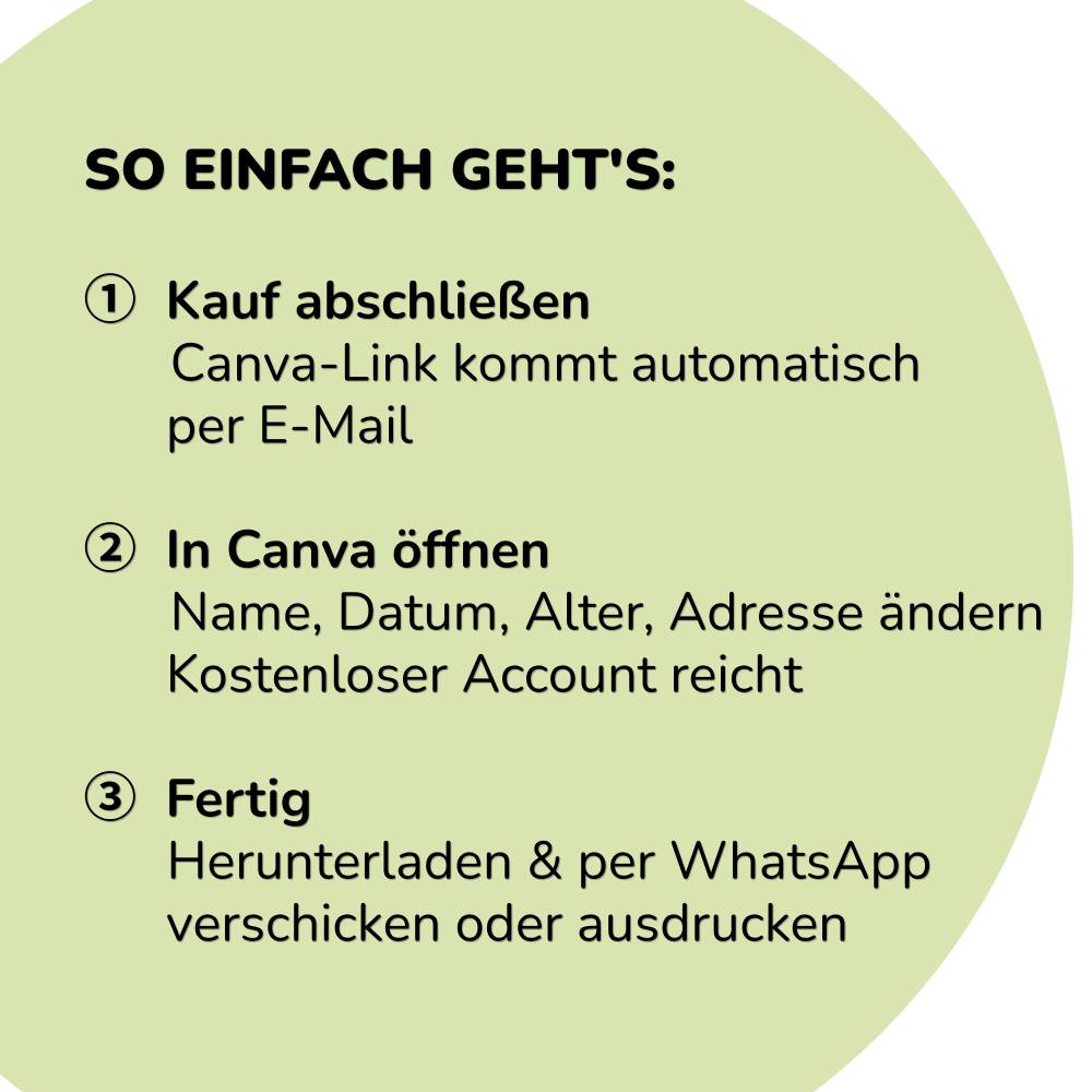 Kindergeburtstag Einladungskarte Pirat Junge | Fuchs Pirat | Canva Vorlage editierbar, WhatsApp, Druck, Urkunde, Namensk Bild 8