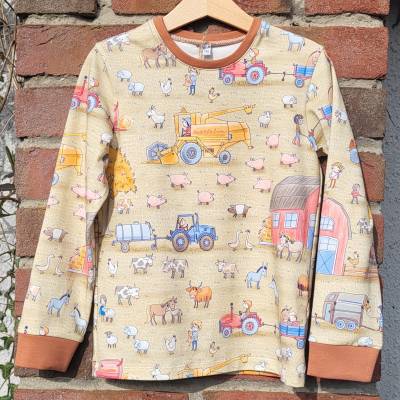 T-SHIRT aus weichem BIO Jersey "Bauernhof"