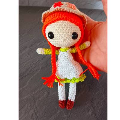 Puppe gehäkelt Anne Shirley Amigurumi