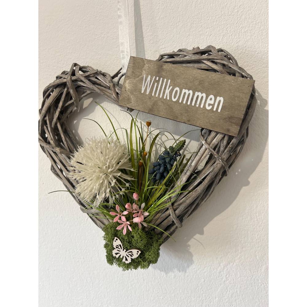 Türkranz Türschmuck Türdeko Kranz Wohndeko