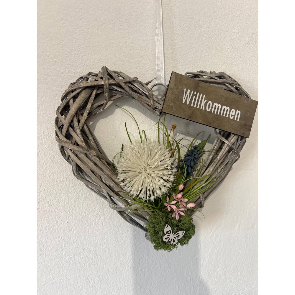 Türkranz Türschmuck Türdeko Kranz Wohndeko