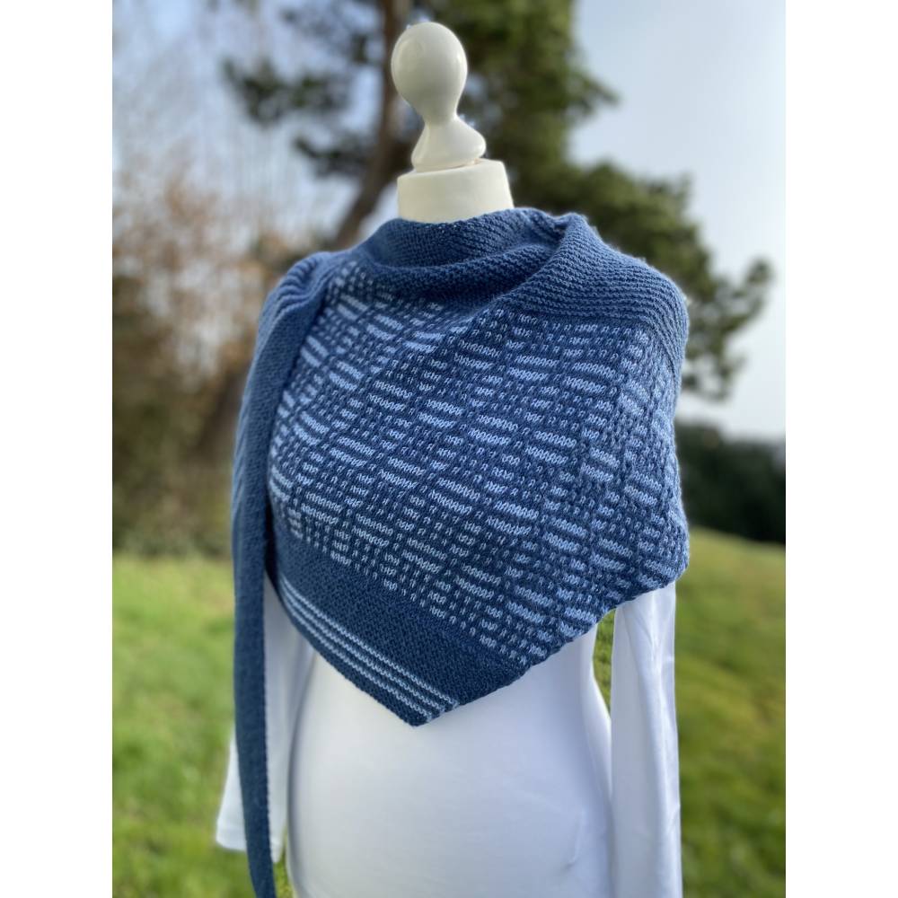 Strickanleitung Lizas Tuch Square Garden Bild 3