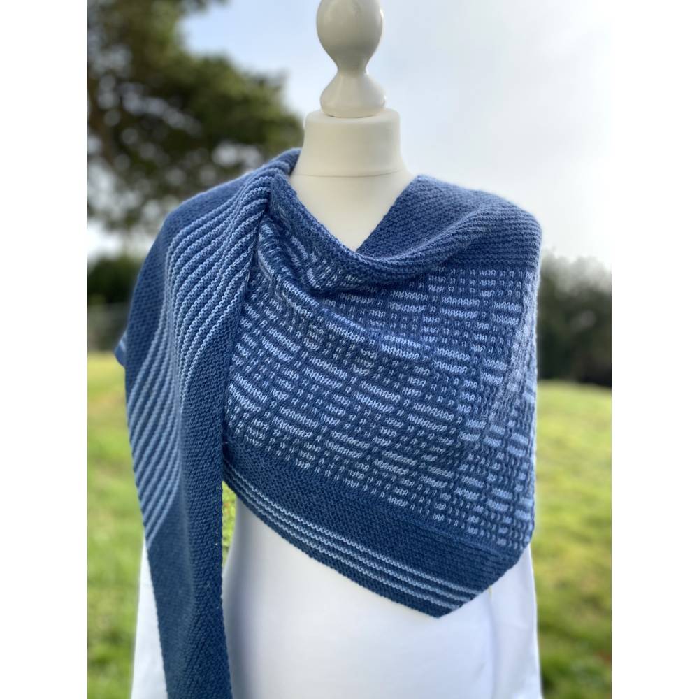 Strickanleitung Lizas Tuch Square Garden Bild 6