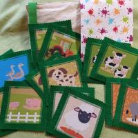 Merkspiel - Denkspiel - aus Stoff - Kinderspiel - Lernspiel