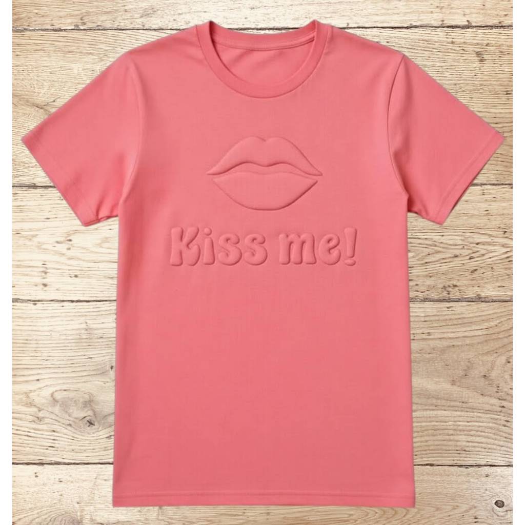 Stickdatei Kiss me! 3D Schrift Trapunto – Exklusive Maschinenstickerei Set von Design-by-Jasmina Bild 4